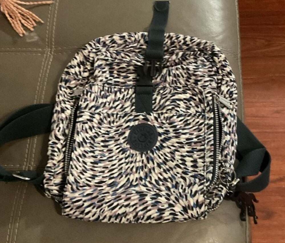 Kipling City Pack Mini Small Backpack in Holiday Waves
